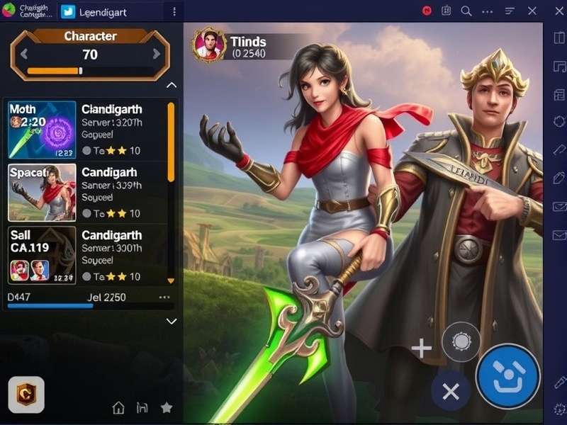 Chandigarh Legendary Duel Character Selection Screen